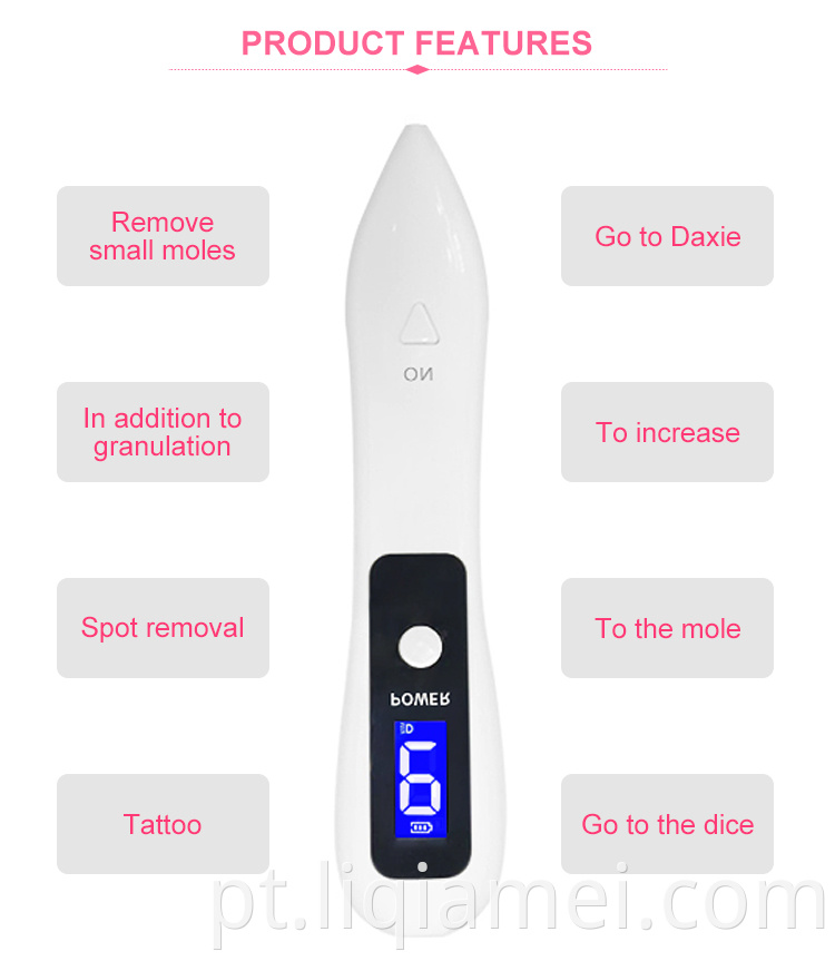 Profissional Laser Plasma Pen Skin Tag TATO Remoção Dispositivo de plasma caneta para uso doméstico Cuidados pessoais de beleza